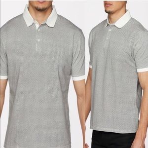 NWT Mens Polo White Collar Trim